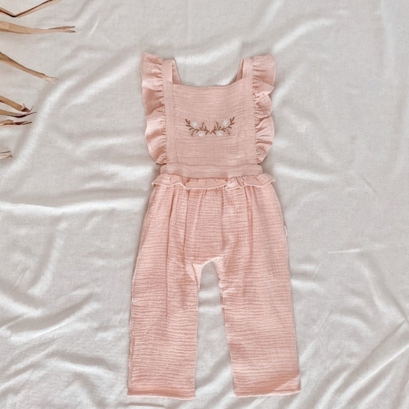 India + Grace Other - Muslin Cotton Ruffle Romper Size 3t